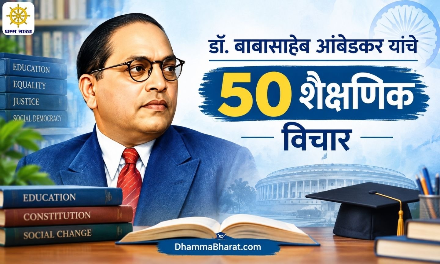 डॉक्टर बाबासाहेब आंबेडकर यांचे शैक्षणिक विचार - dr babasaheb ambedkar quotes on education in marathi