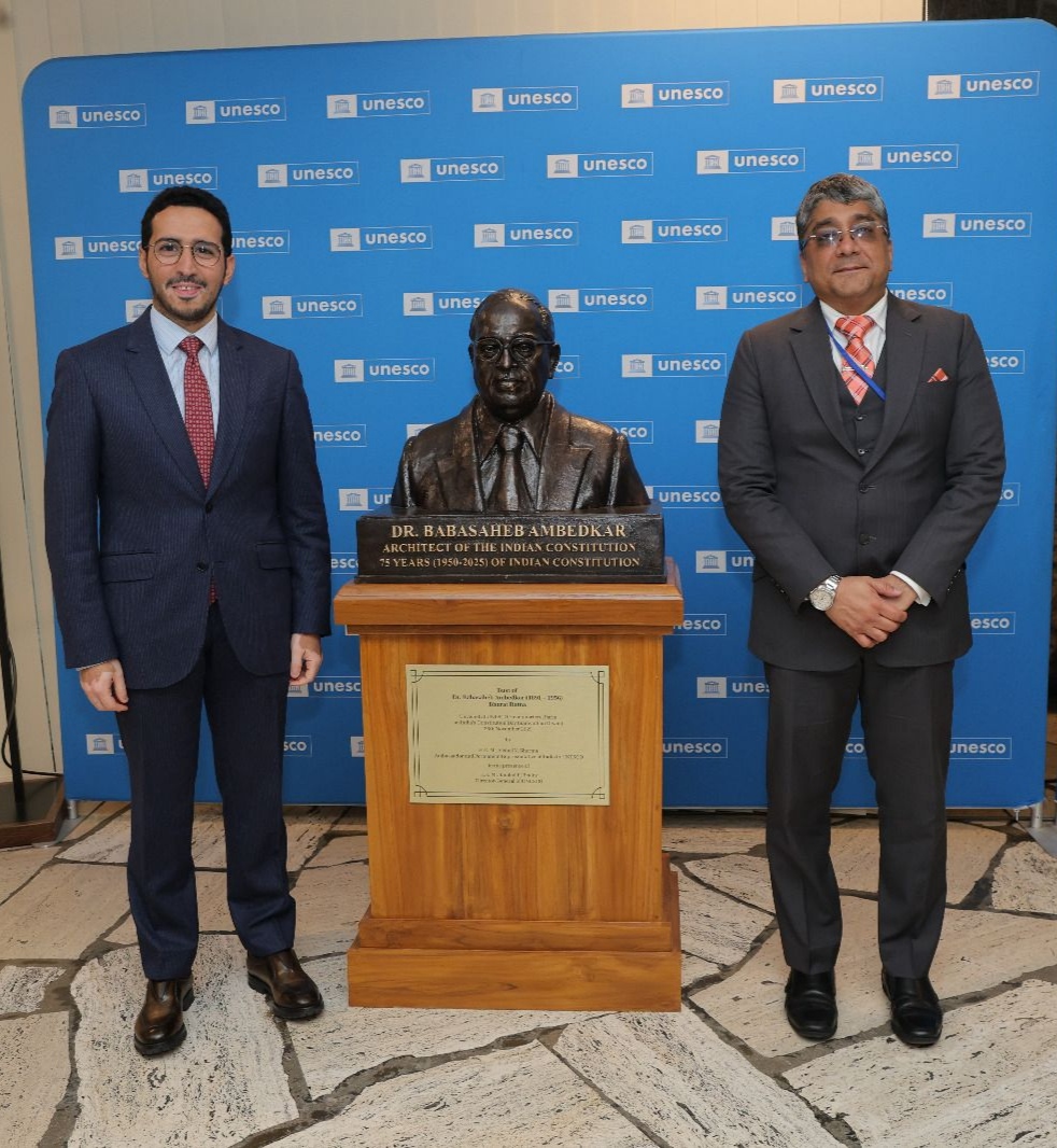 Ambedkar statue UNESCO Paris