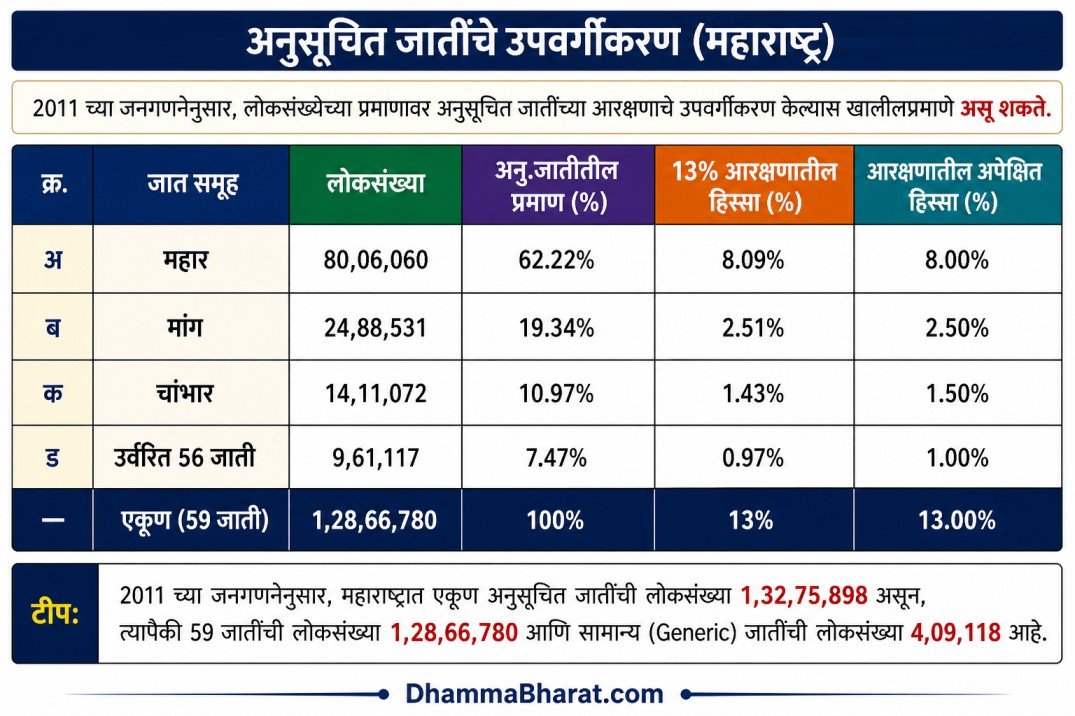 sc caste sub-classification