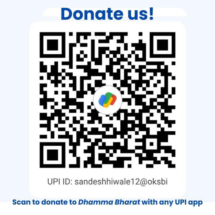 donate to dhamma bharat website